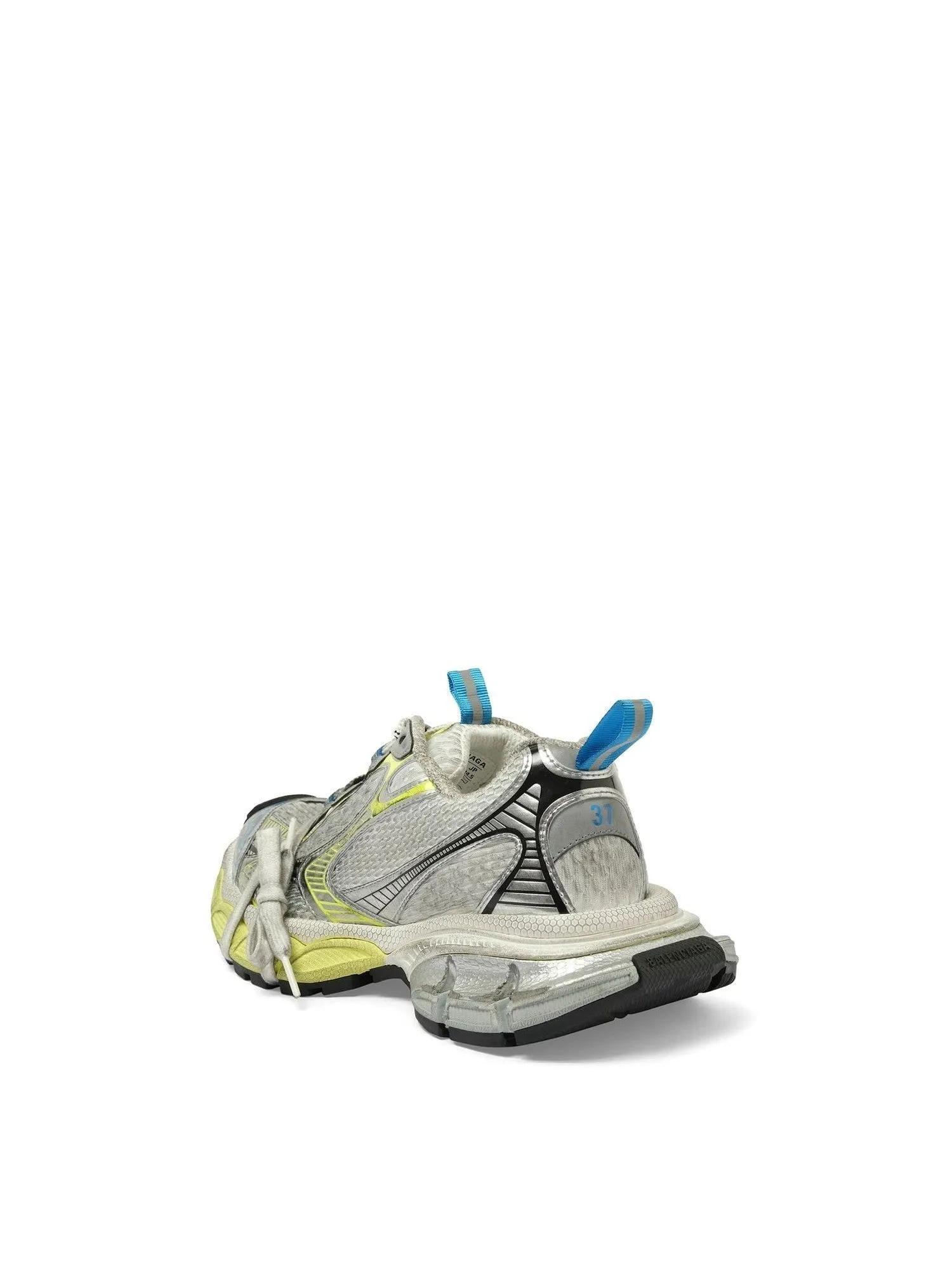3XL Sneaker in White/Yellow/Blue