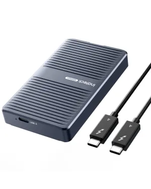 40Gbps M.2 NVMe SSD Aluminum Enclosure, USB4.0/Thunderbolt 3/4, FE2029