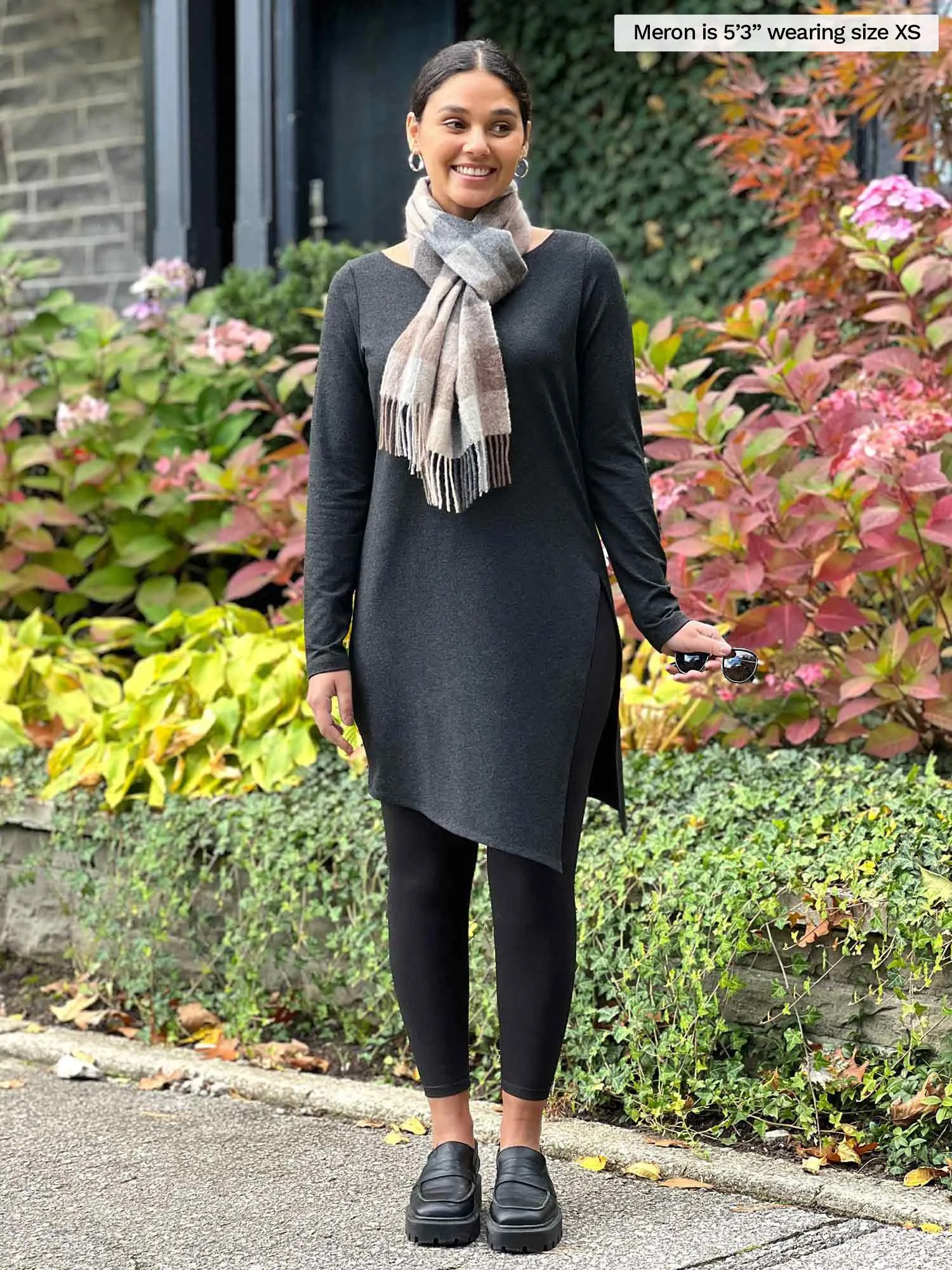 [50% OFF] Elsie asymmetrical long sleeve tunic [SLIGHTLY FLAWED] FINAL SALE