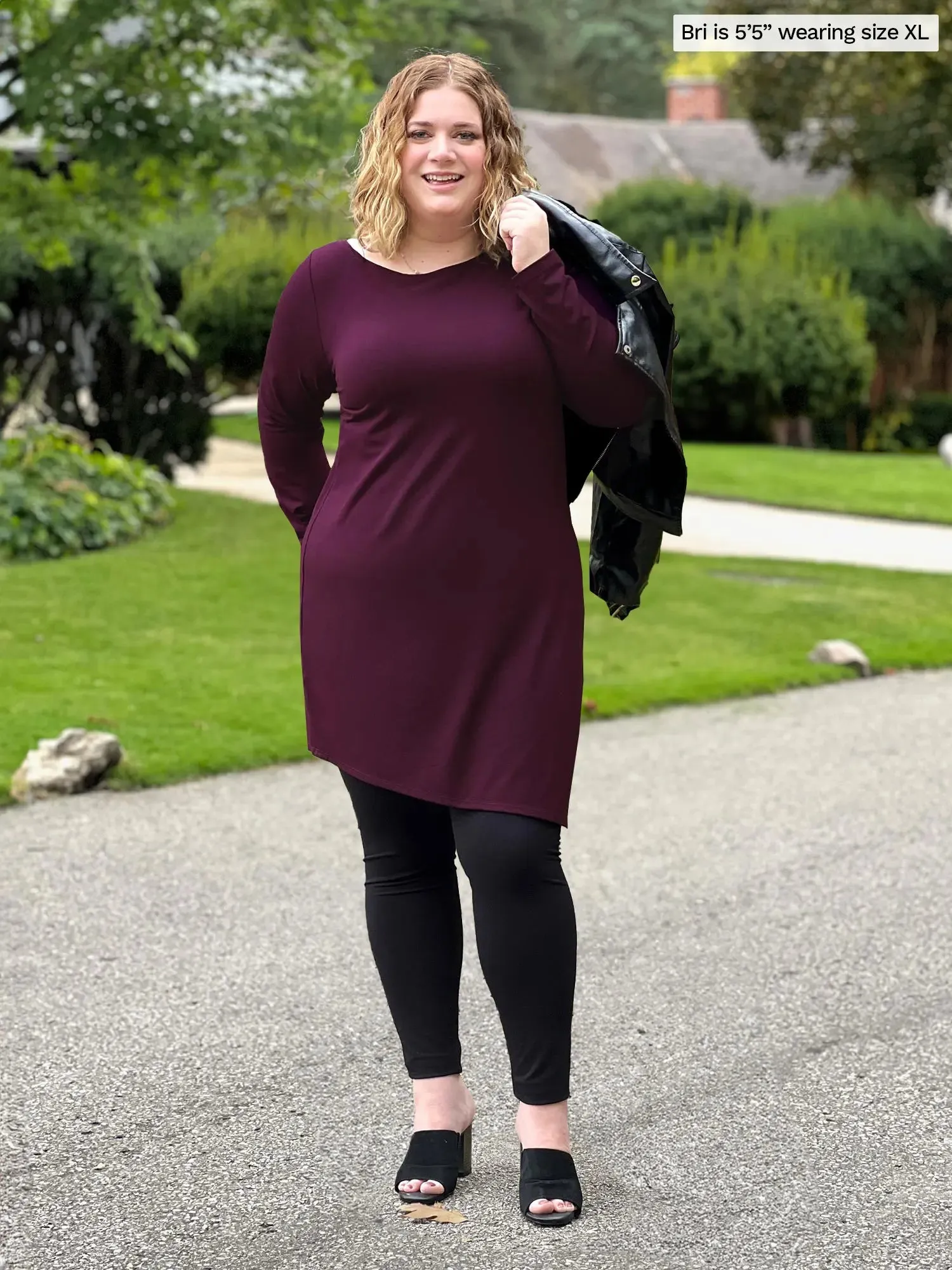 [50% OFF] Elsie asymmetrical long sleeve tunic [SLIGHTLY FLAWED] FINAL SALE