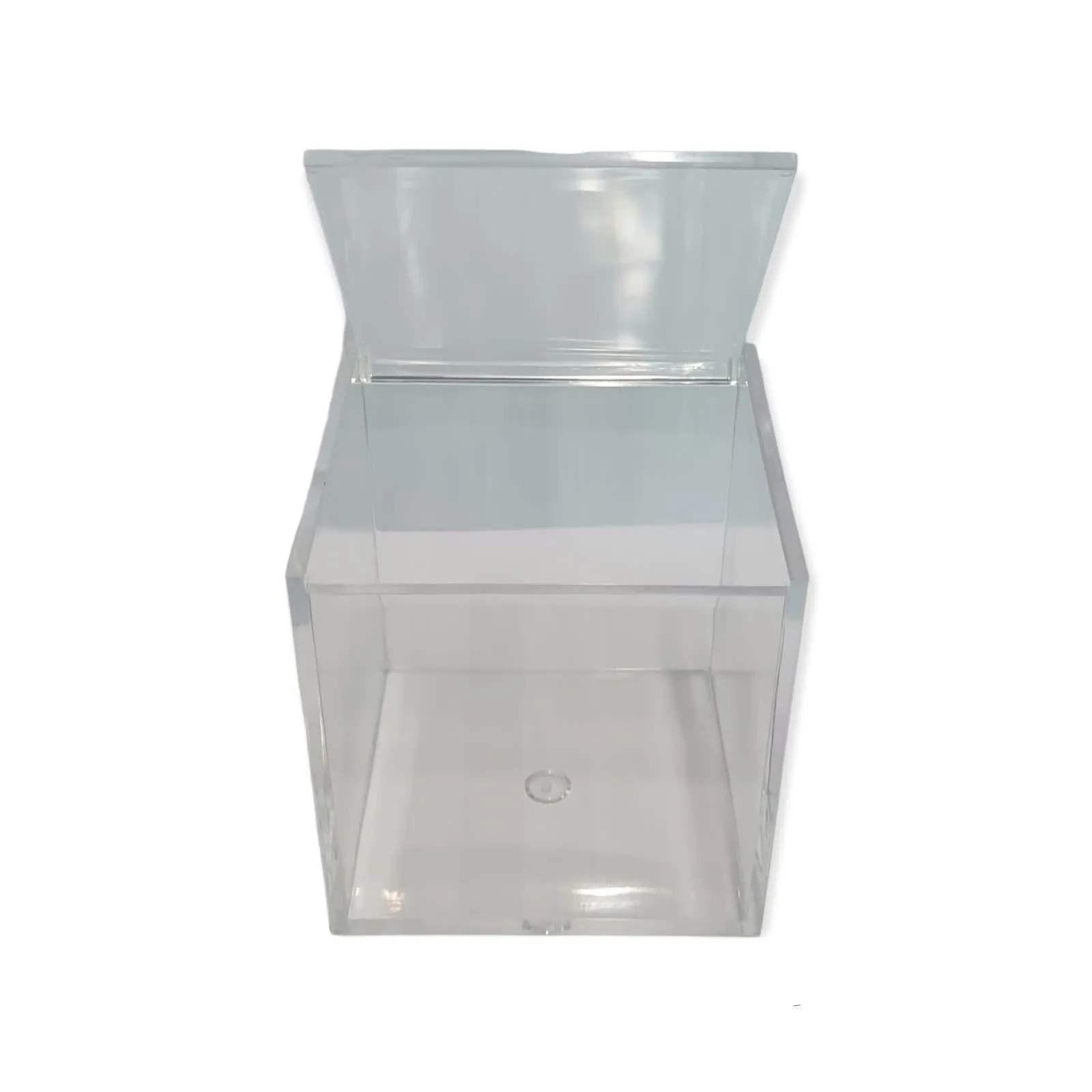 Acrylic Gift Box Square 5x5x5cm Super Transparent with Flip Lid