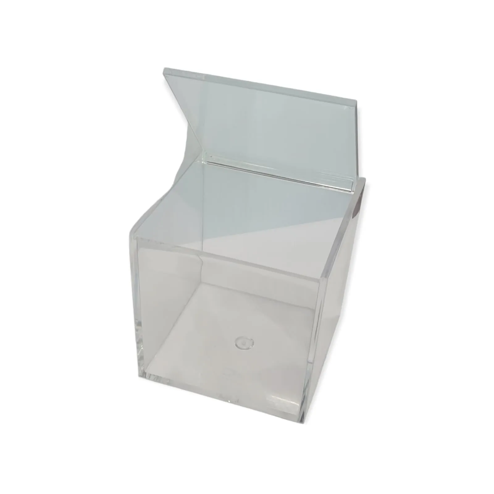 Acrylic Gift Box Square 5x5x5cm Super Transparent with Flip Lid