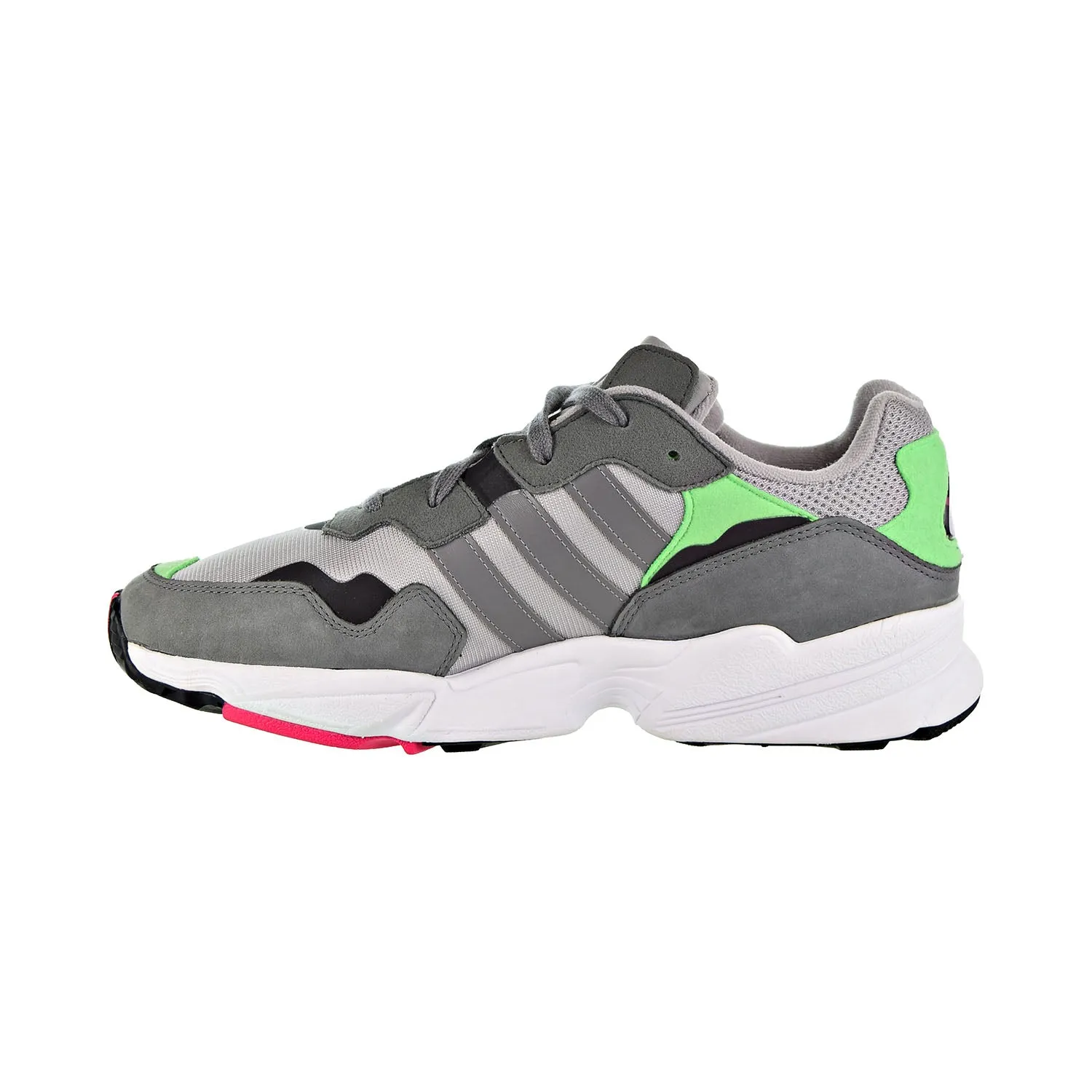 Adidas Yung-96 Men's Shoes Grey Two/Grey Three/Shock Pink