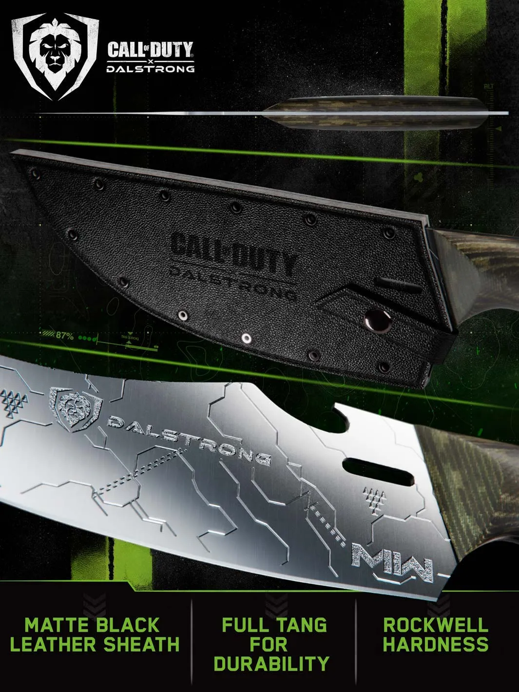 BBQ Pitmaster Knife 6.5" | Call of Duty © Edition | Forked Tip & Bottle Opener | EXCLUSIVE COLLECTOR KNIFE | Dalstrong ©