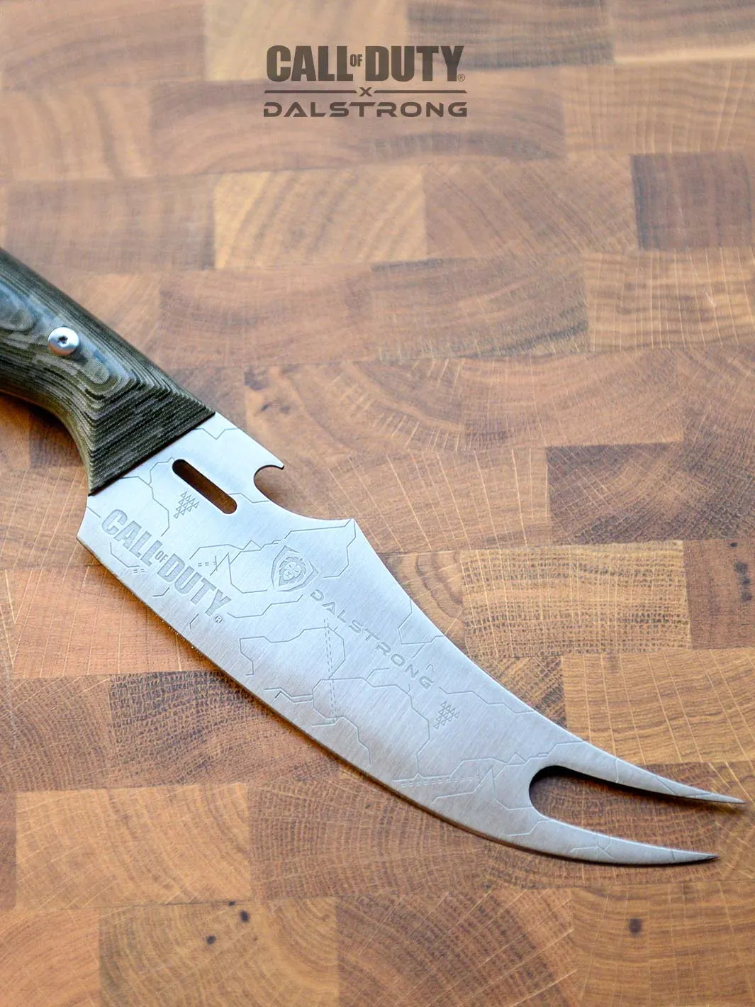 BBQ Pitmaster Knife 6.5" | Call of Duty © Edition | Forked Tip & Bottle Opener | EXCLUSIVE COLLECTOR KNIFE | Dalstrong ©