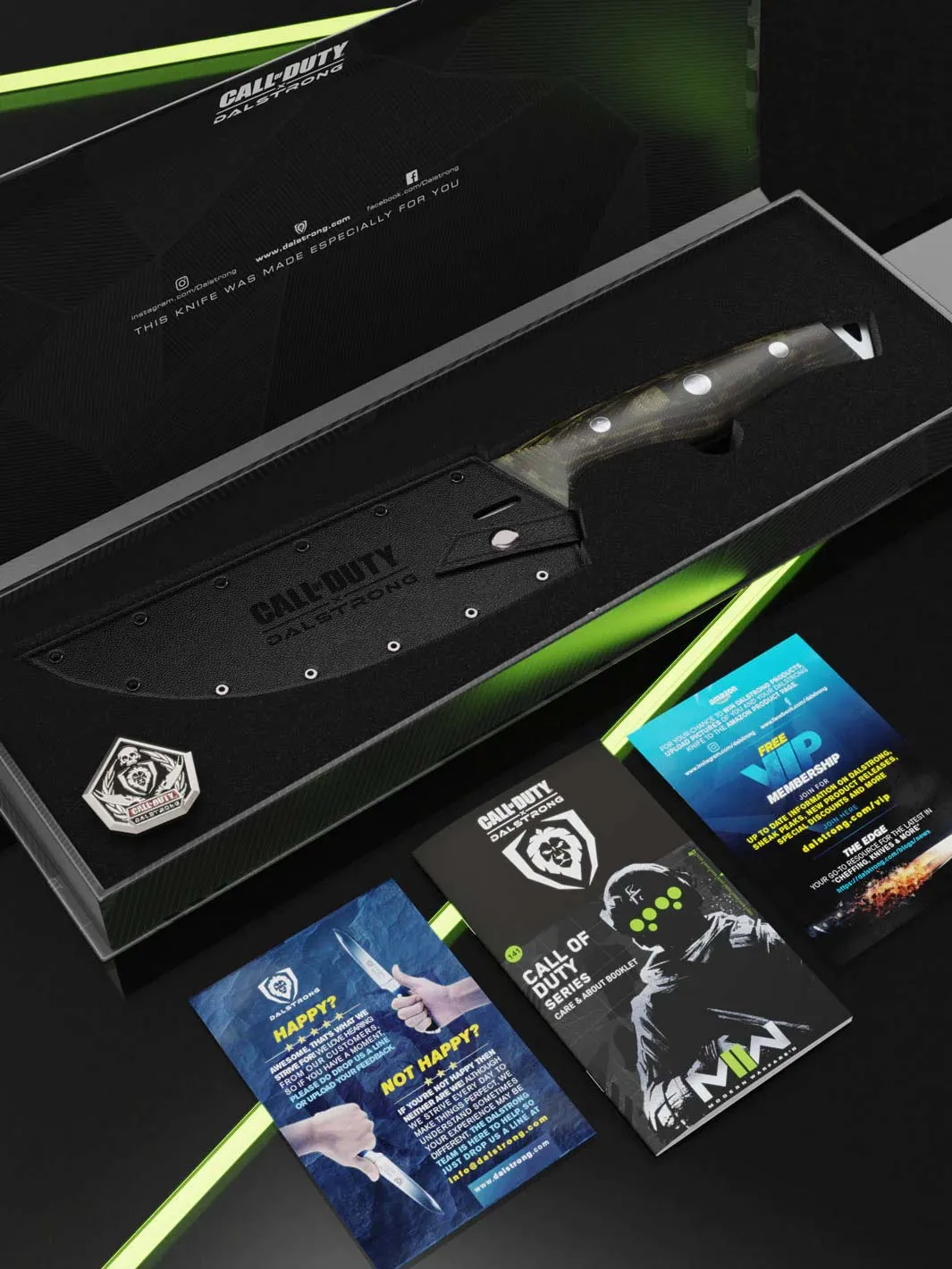 BBQ Pitmaster Knife 6.5" | Call of Duty © Edition | Forked Tip & Bottle Opener | EXCLUSIVE COLLECTOR KNIFE | Dalstrong ©