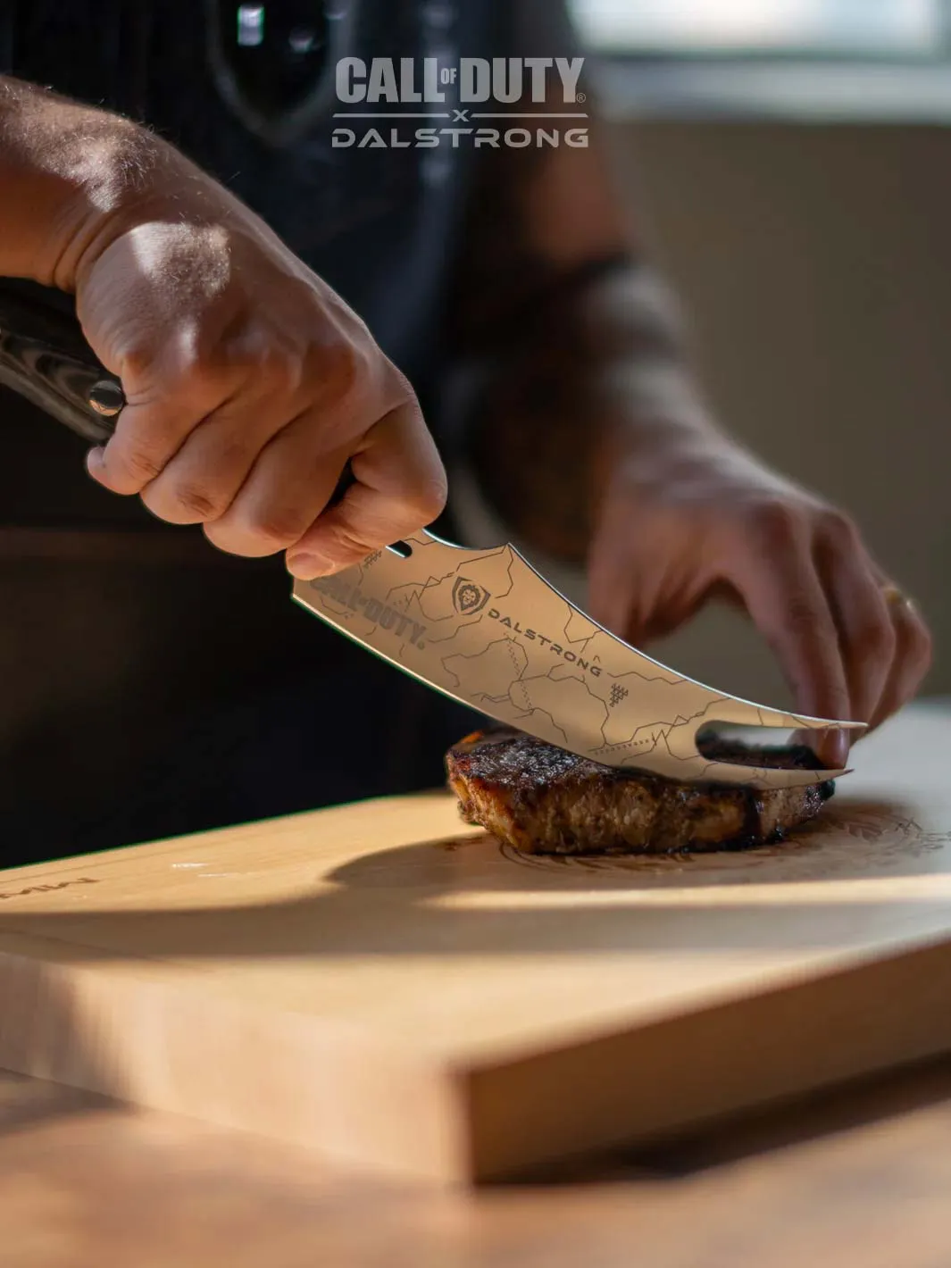 BBQ Pitmaster Knife 6.5" | Call of Duty © Edition | Forked Tip & Bottle Opener | EXCLUSIVE COLLECTOR KNIFE | Dalstrong ©