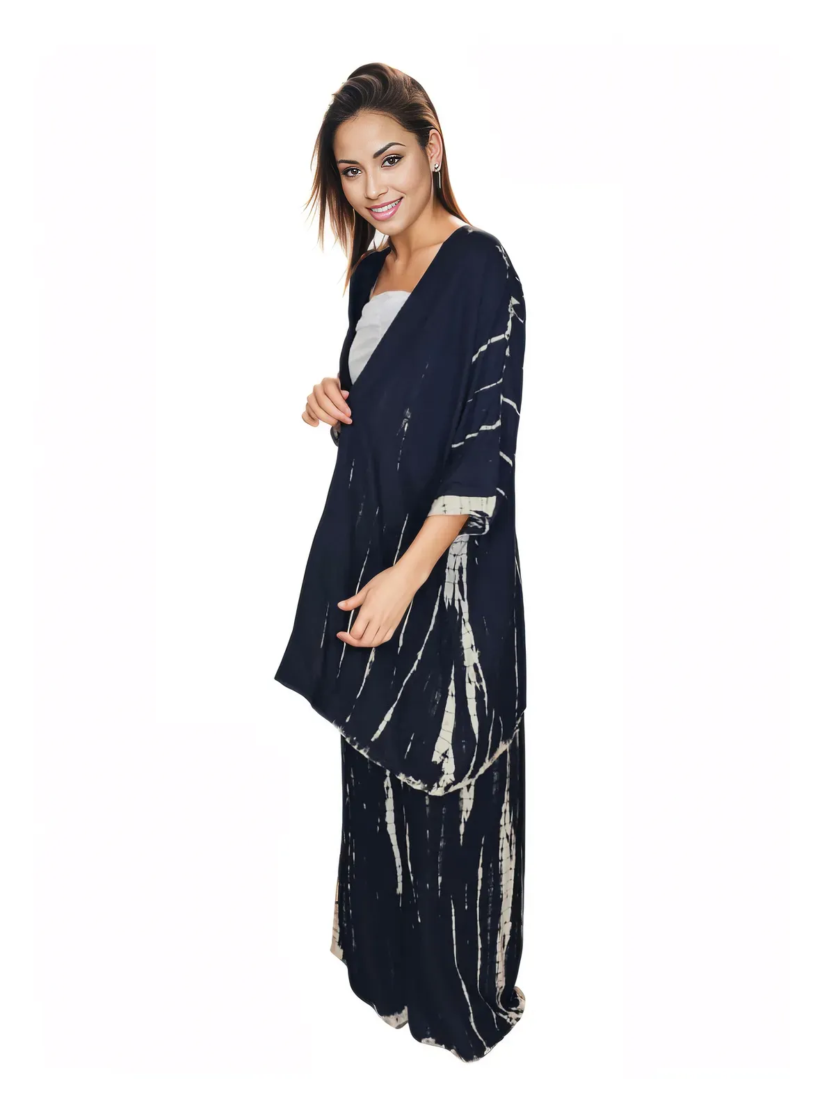 Black Boho Tie-Dye Pants Set – Cozy, Chic & Effortlessly Stylish