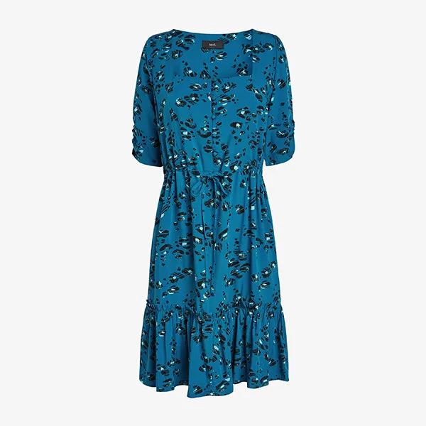 Blue Animal Mini Tea Dress