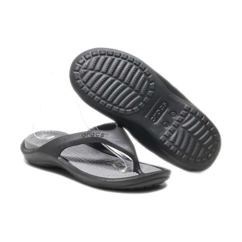 Crocs Athens Flip Flops Eva Black Colour For Men