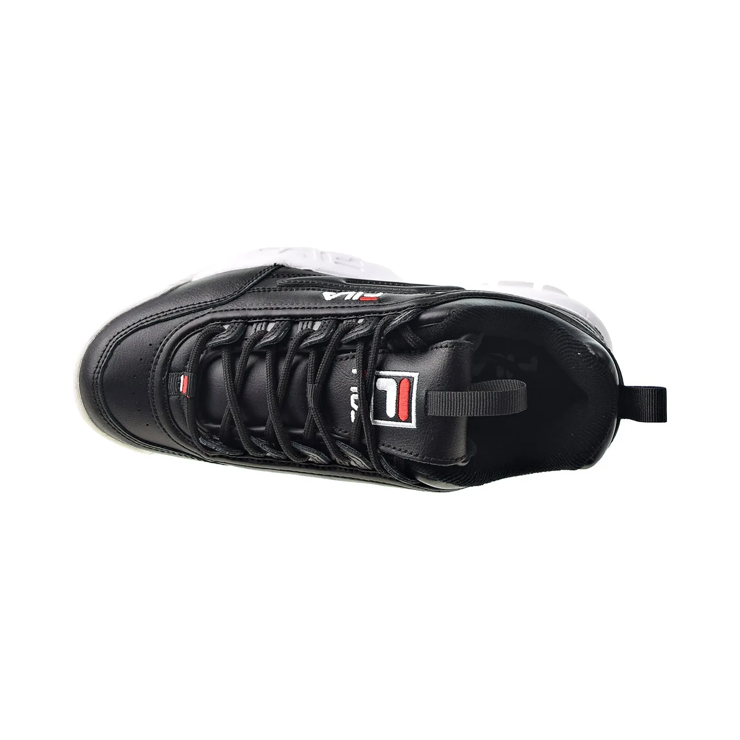 Fila Disruptor II Premium Women's Shoes Black-White-Red