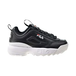 Fila Disruptor II Premium Women's Shoes Black-White-Red