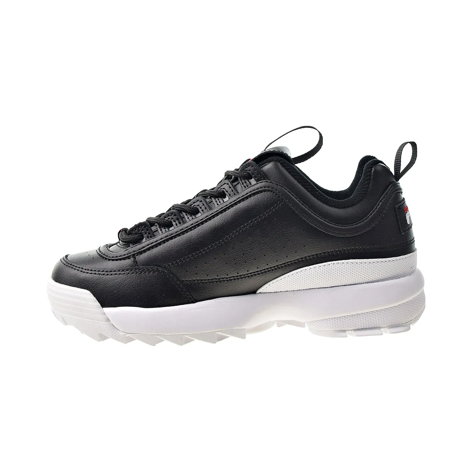 Fila Disruptor II Premium Women's Shoes Black-White-Red