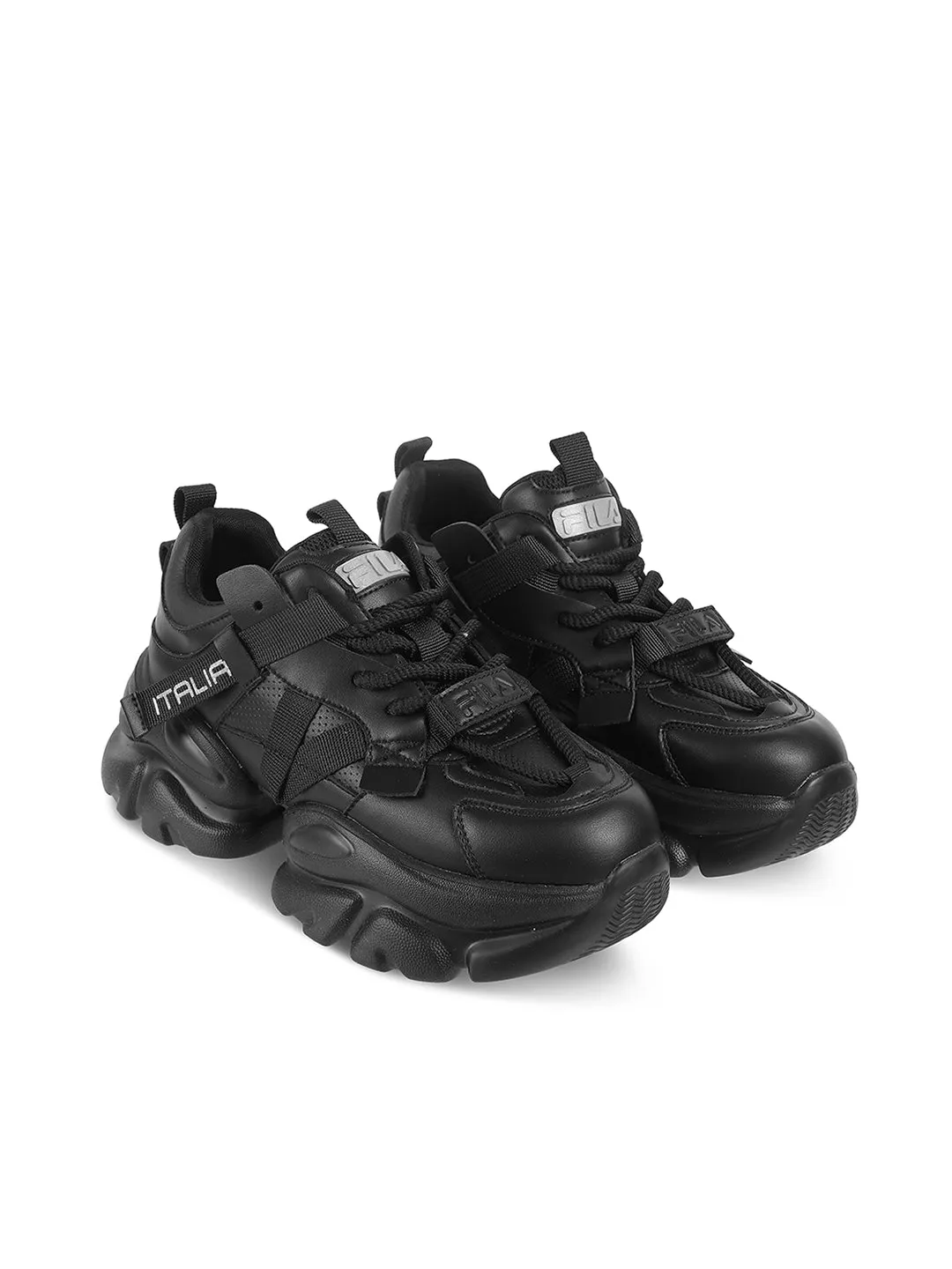Fila Womens Envi Halli Black Sneakers