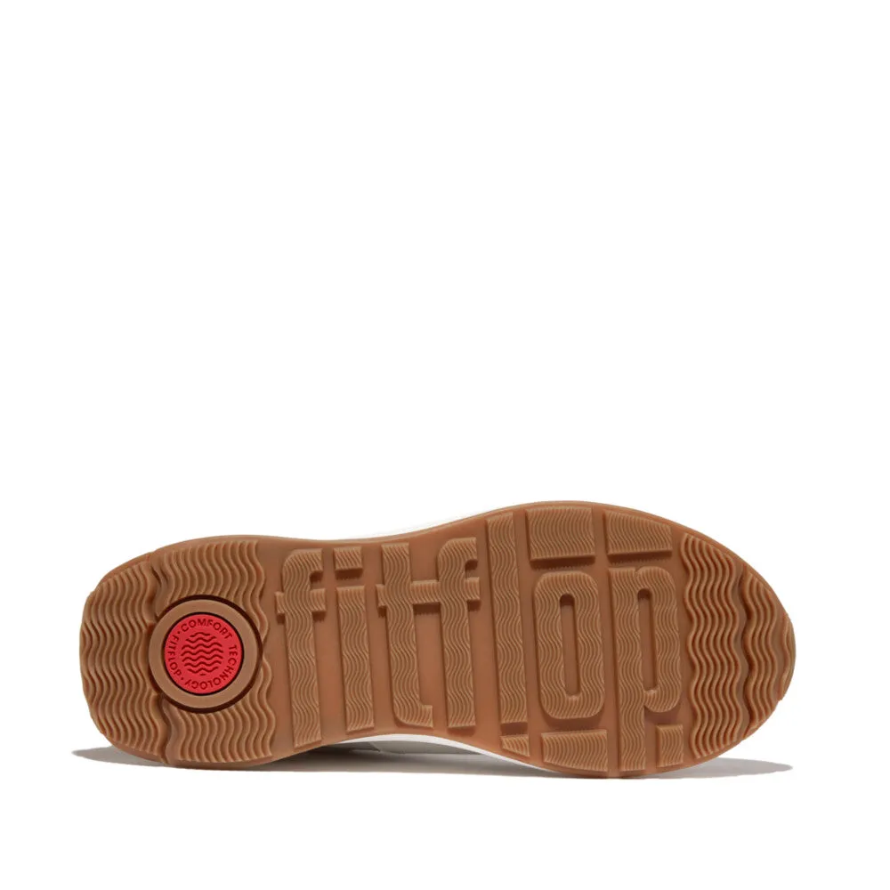 FitFlop F-Mode Flow Fabric/Suede/Leather Flatform Trainers