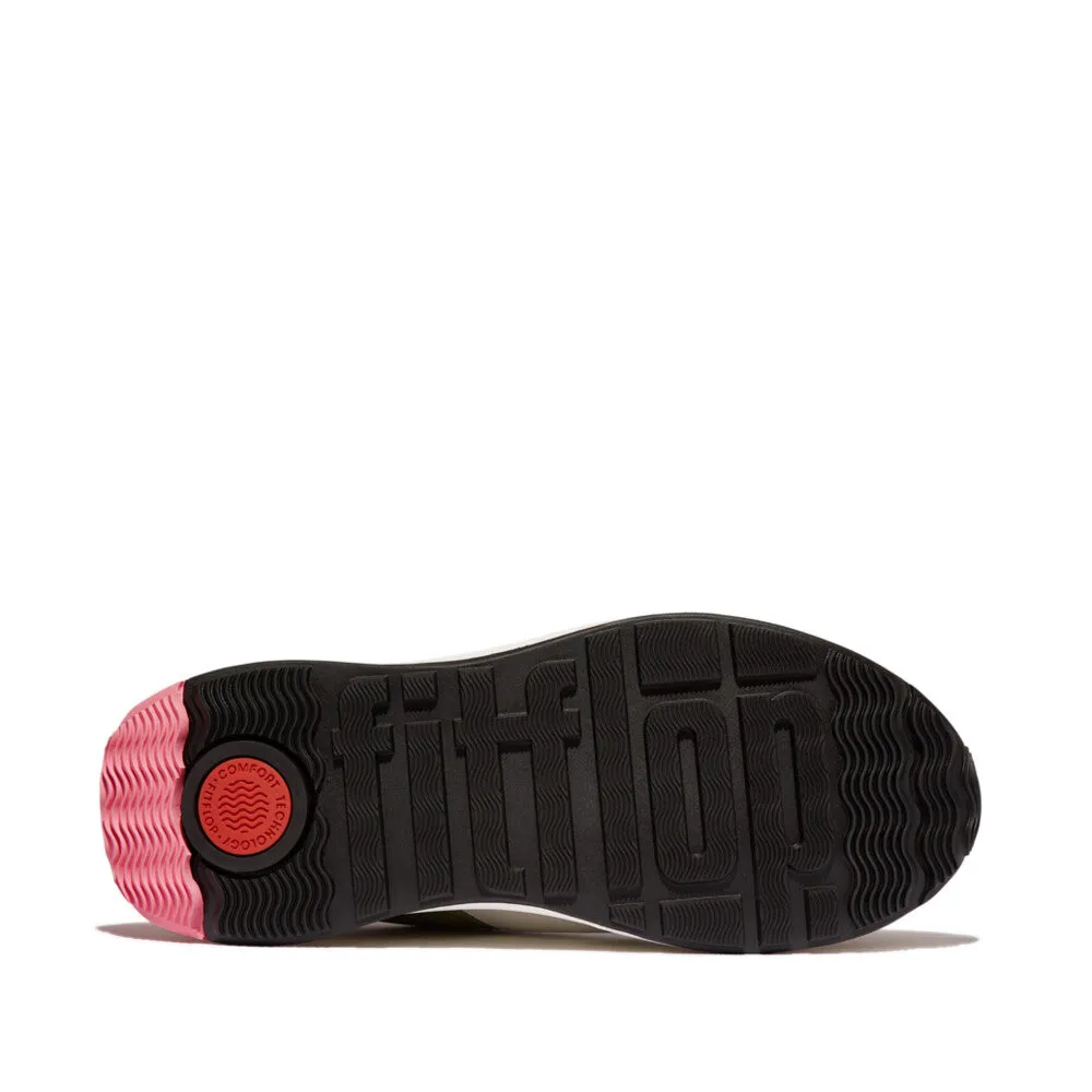 FitFlop F-Mode Flow Fabric/Suede/Leather Flatform Trainers
