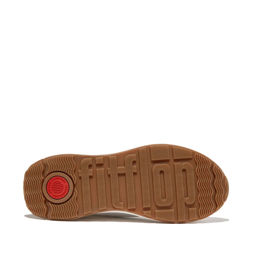 FitFlop F-Mode Flow Fabric/Suede/Leather Flatform Trainers