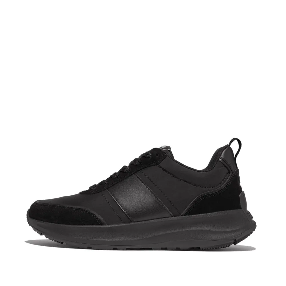 FitFlop F-Mode Flow Fabric/Suede/Leather Flatform Trainers