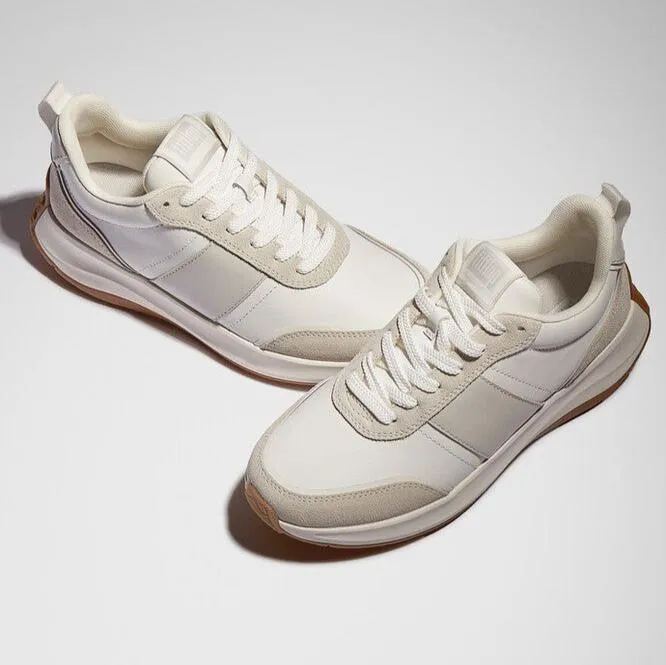 FitFlop F-Mode Flow Leather/Suede Trainers