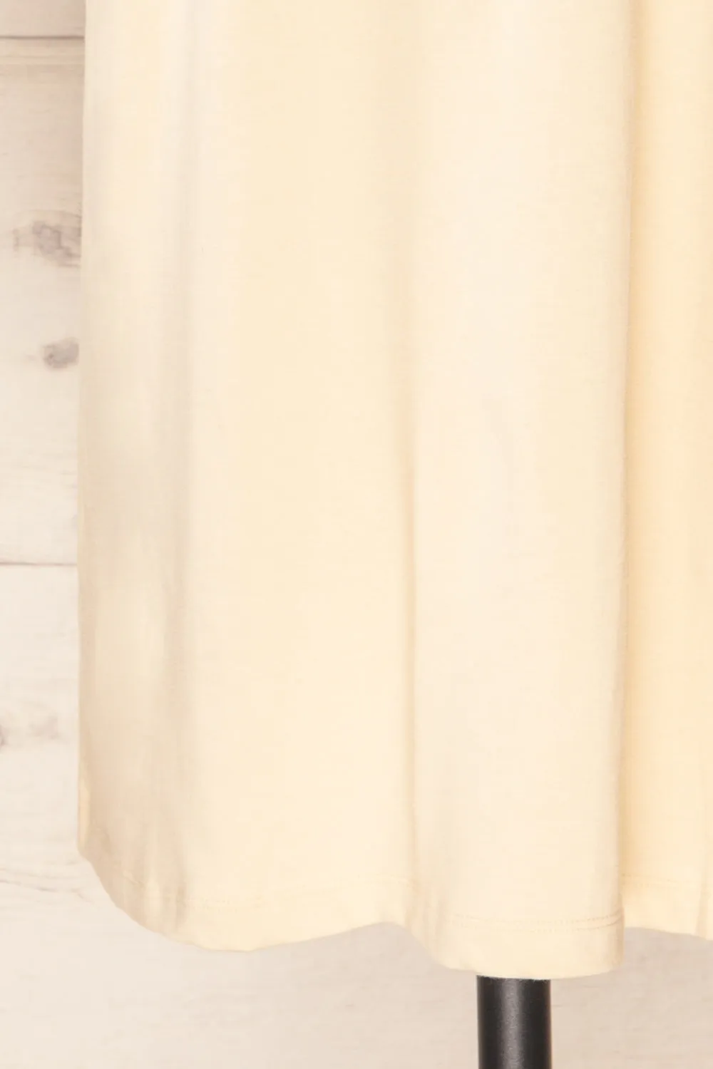 Geel Beige | Printed T-Shirt Dress