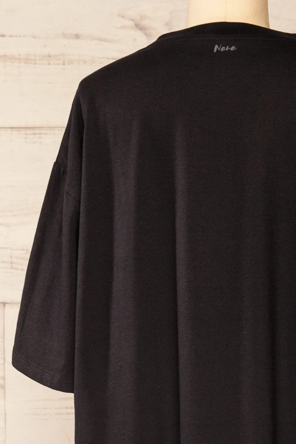 Geel Black | Printed T-Shirt Dress
