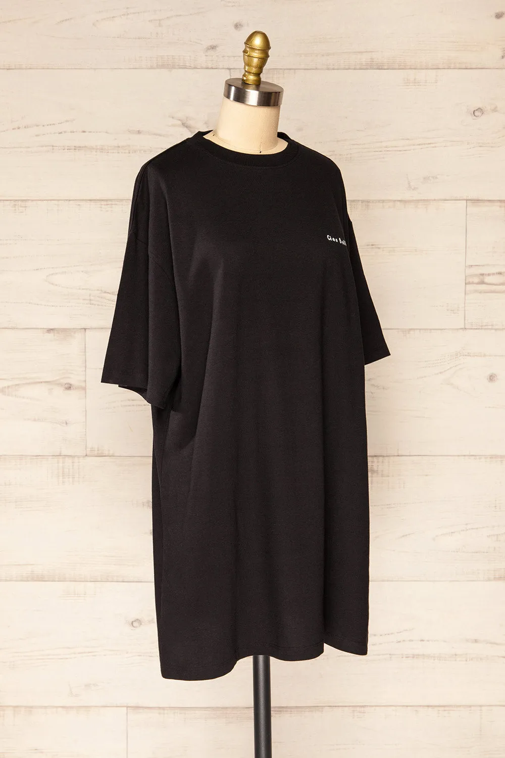 Geel Black | Printed T-Shirt Dress