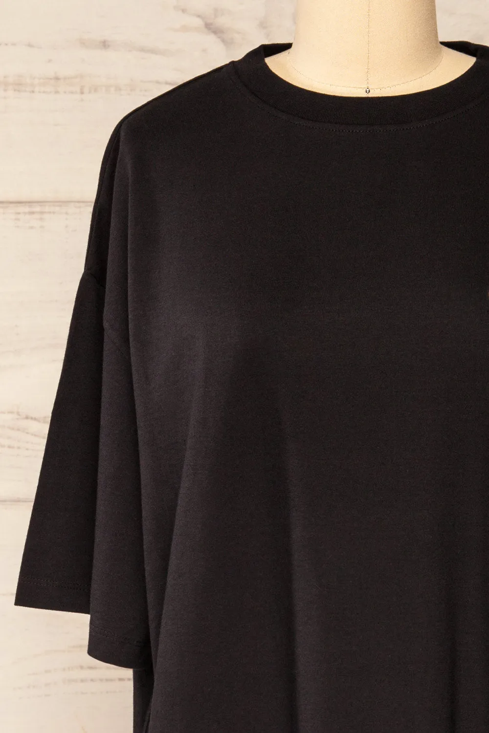 Geel Black | Printed T-Shirt Dress