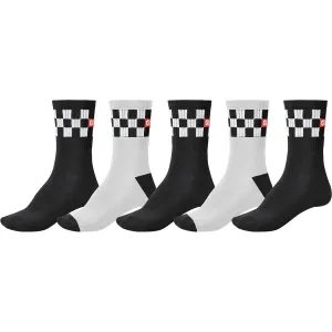 Globe Crew Socks 5pk - Checker