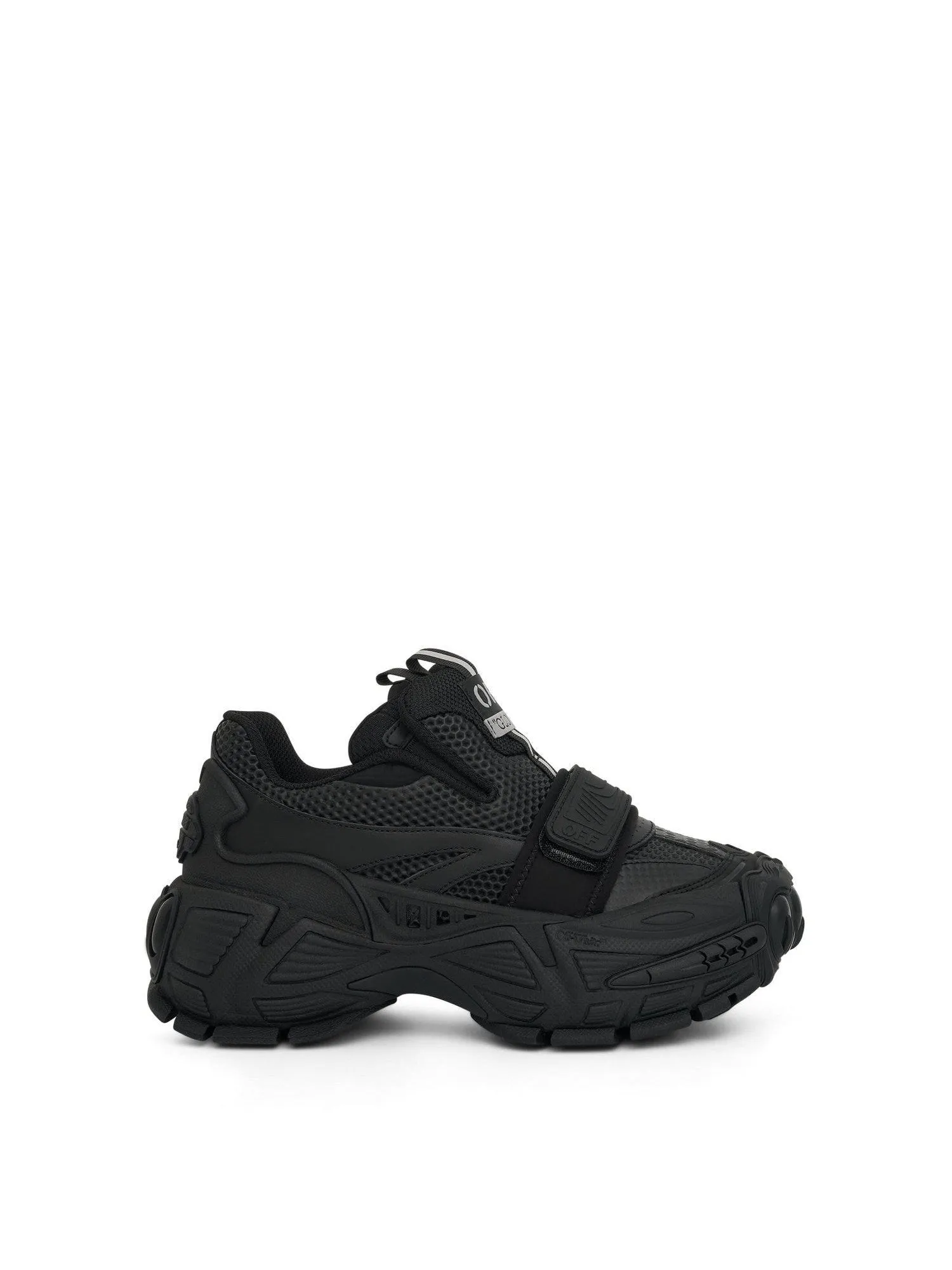 Glove Slip On Leather Sneaker in Black