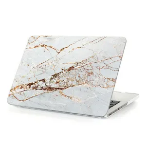 Hard Case for Macbook Pro 16 Inch Cover 2019 UV Printed Compatible with A2141 White Marble