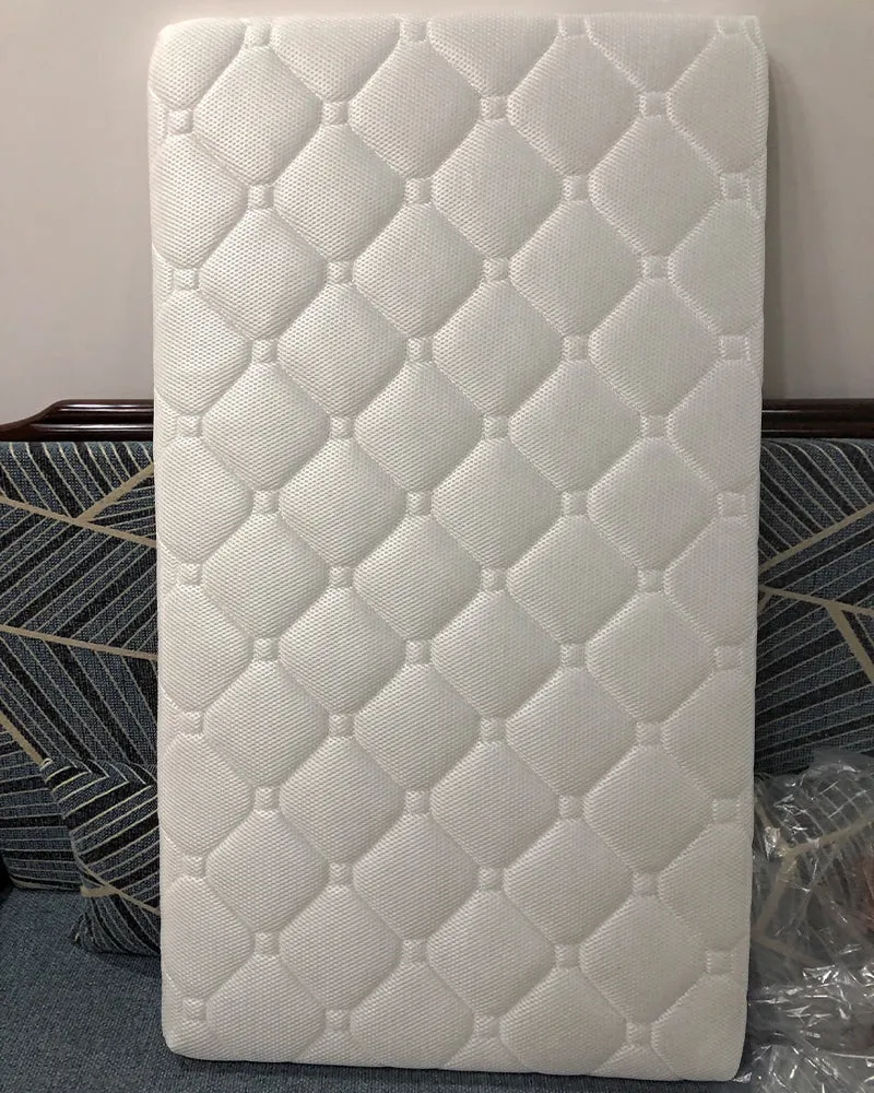 heydream mattress, organic cotton double-sided crib | waterproof and washable | 2-level, 2-in-1 double-sided crib mattress, natural coconut palm ribbon firm support, infants and young children sleep comfortably