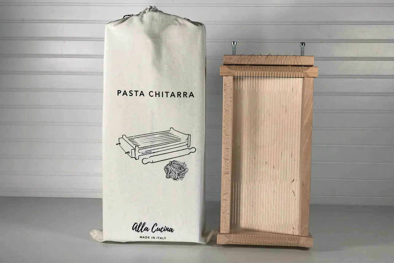 Italian Pasta Chitarra with Rolling Pin - Large