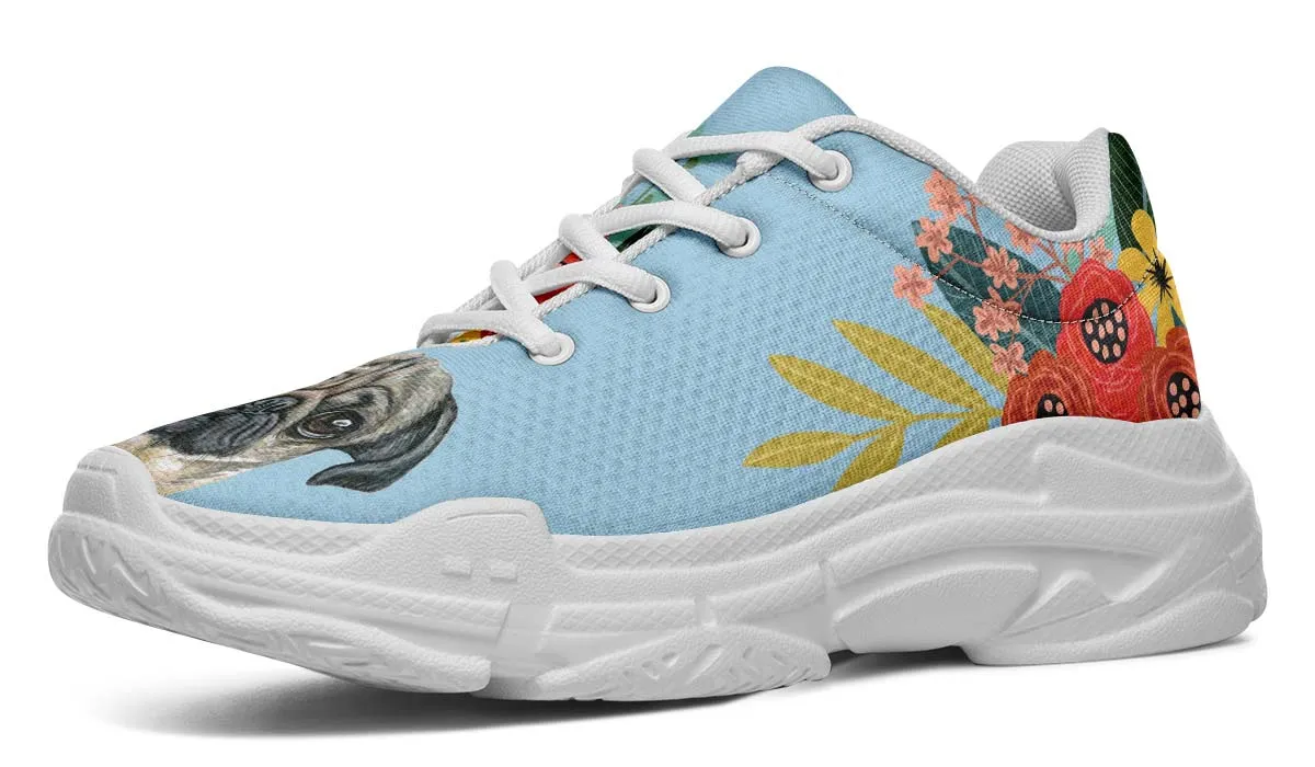 Joyful Pug Chunky Sneakers
