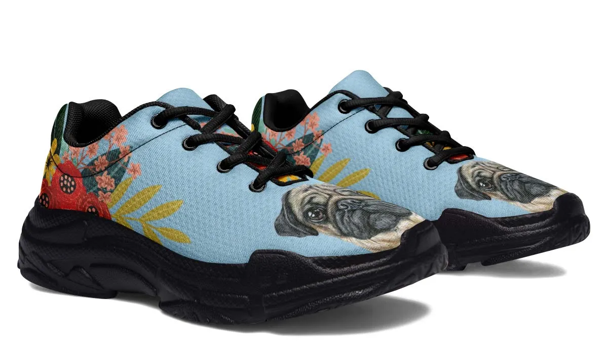 Joyful Pug Chunky Sneakers
