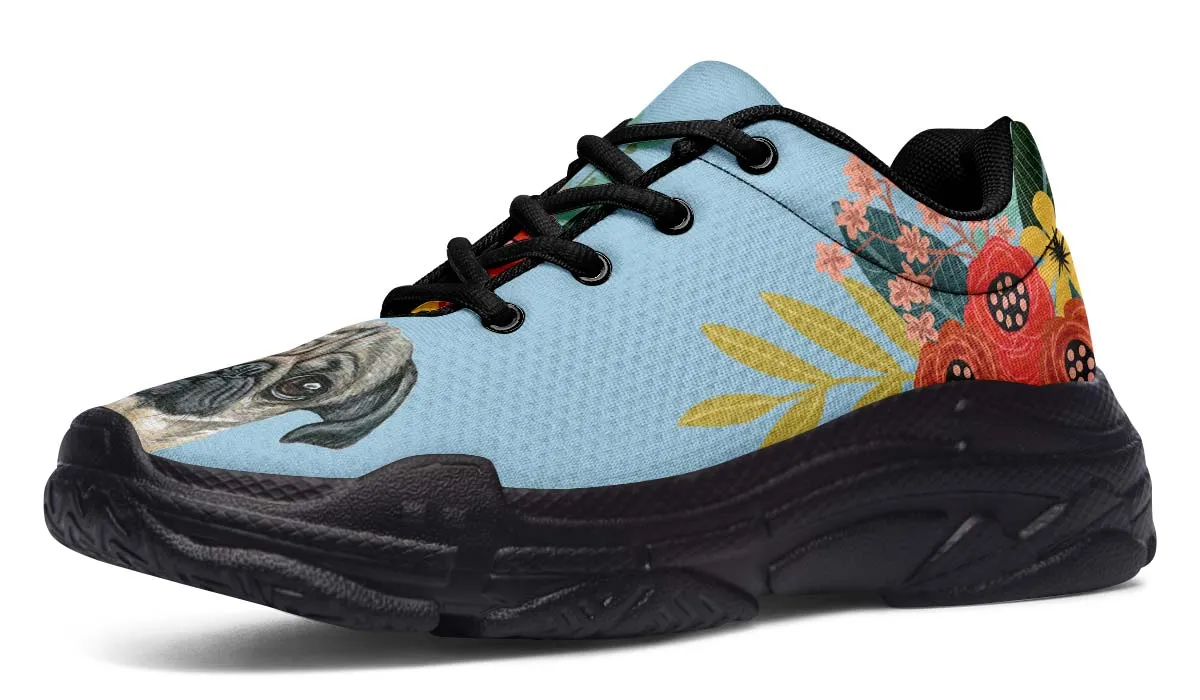 Joyful Pug Chunky Sneakers