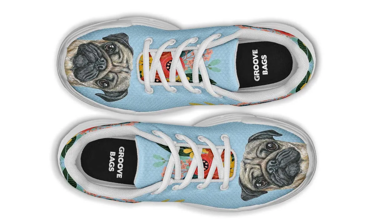 Joyful Pug Chunky Sneakers