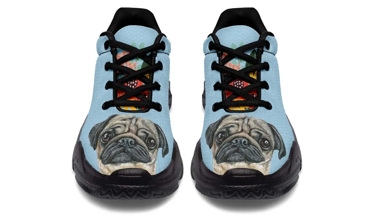 Joyful Pug Chunky Sneakers