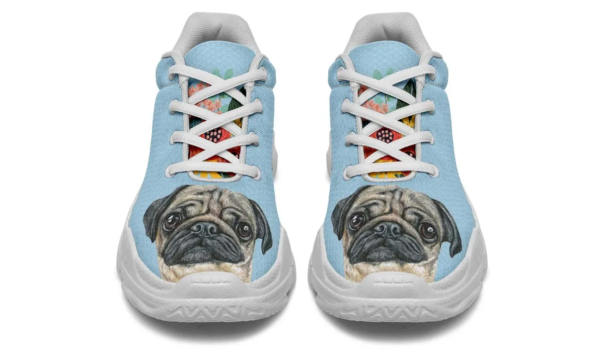 Joyful Pug Chunky Sneakers