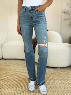 Judy Blue Distressed Denim Jeans Medium