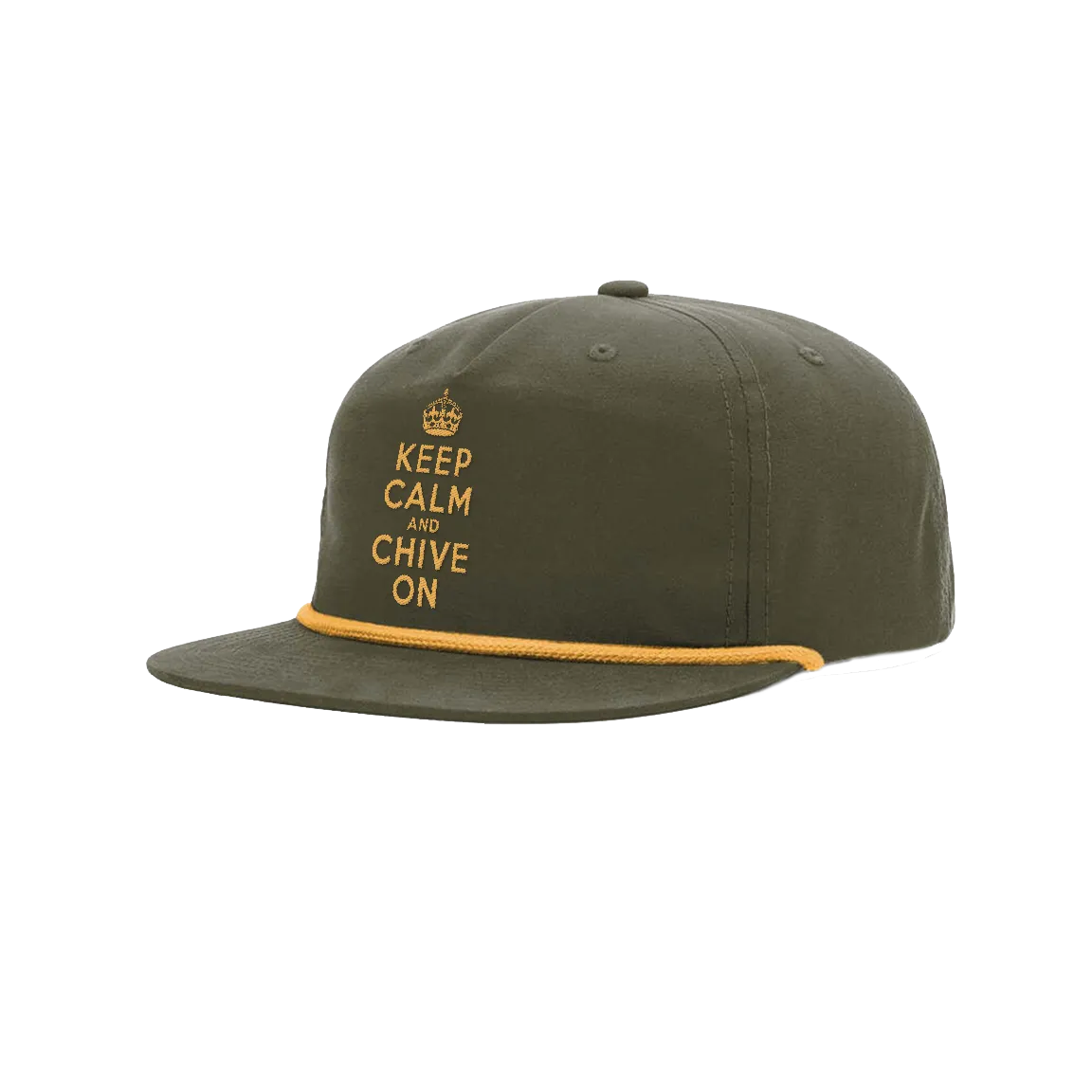 Keep Calm And Chive On Rope Hat