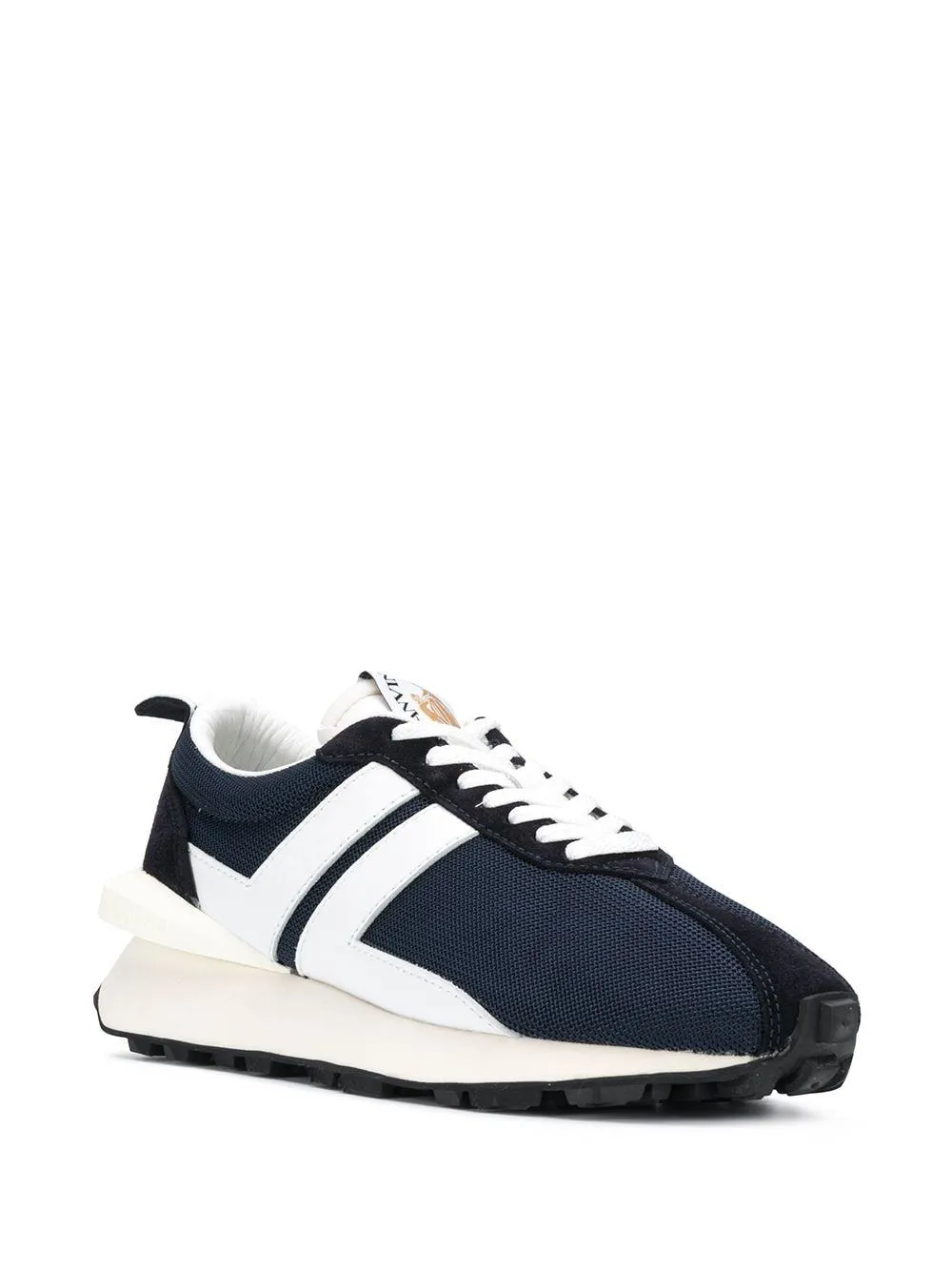 LANVIN Nylon Bumpr Sneakers Navy
