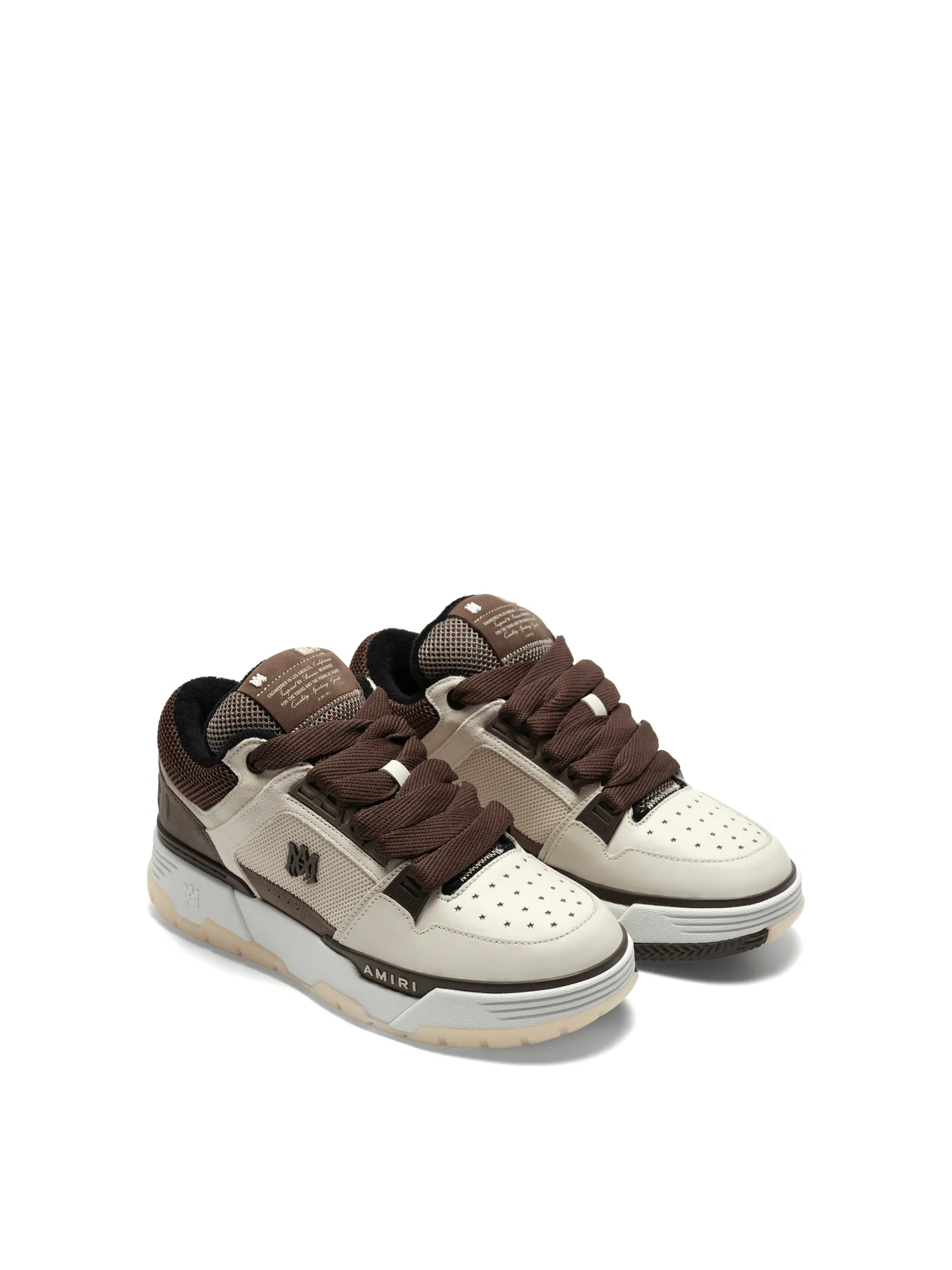 MA-1 Sneaker in Brown/White