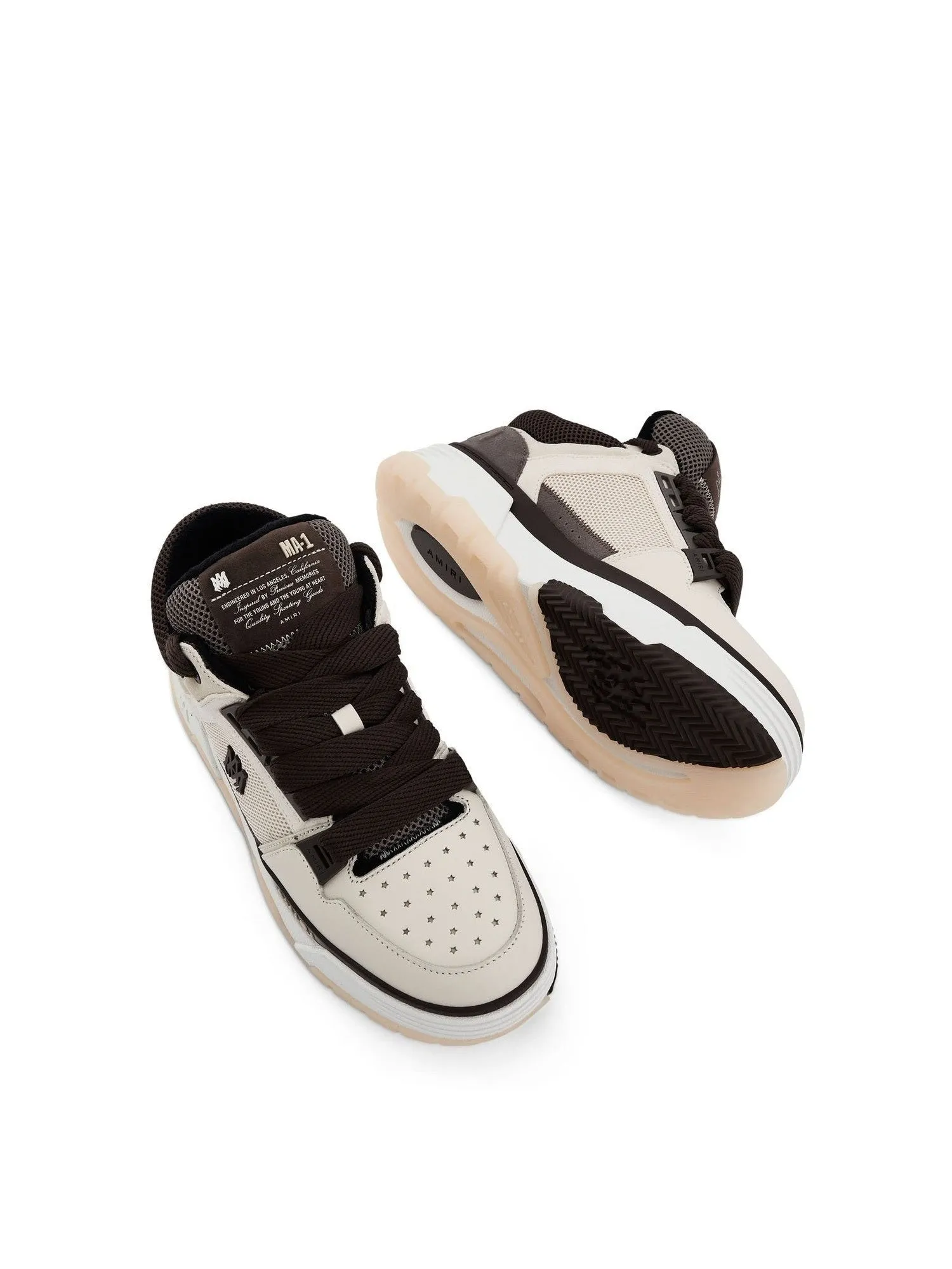 MA-1 Sneaker in Brown/White