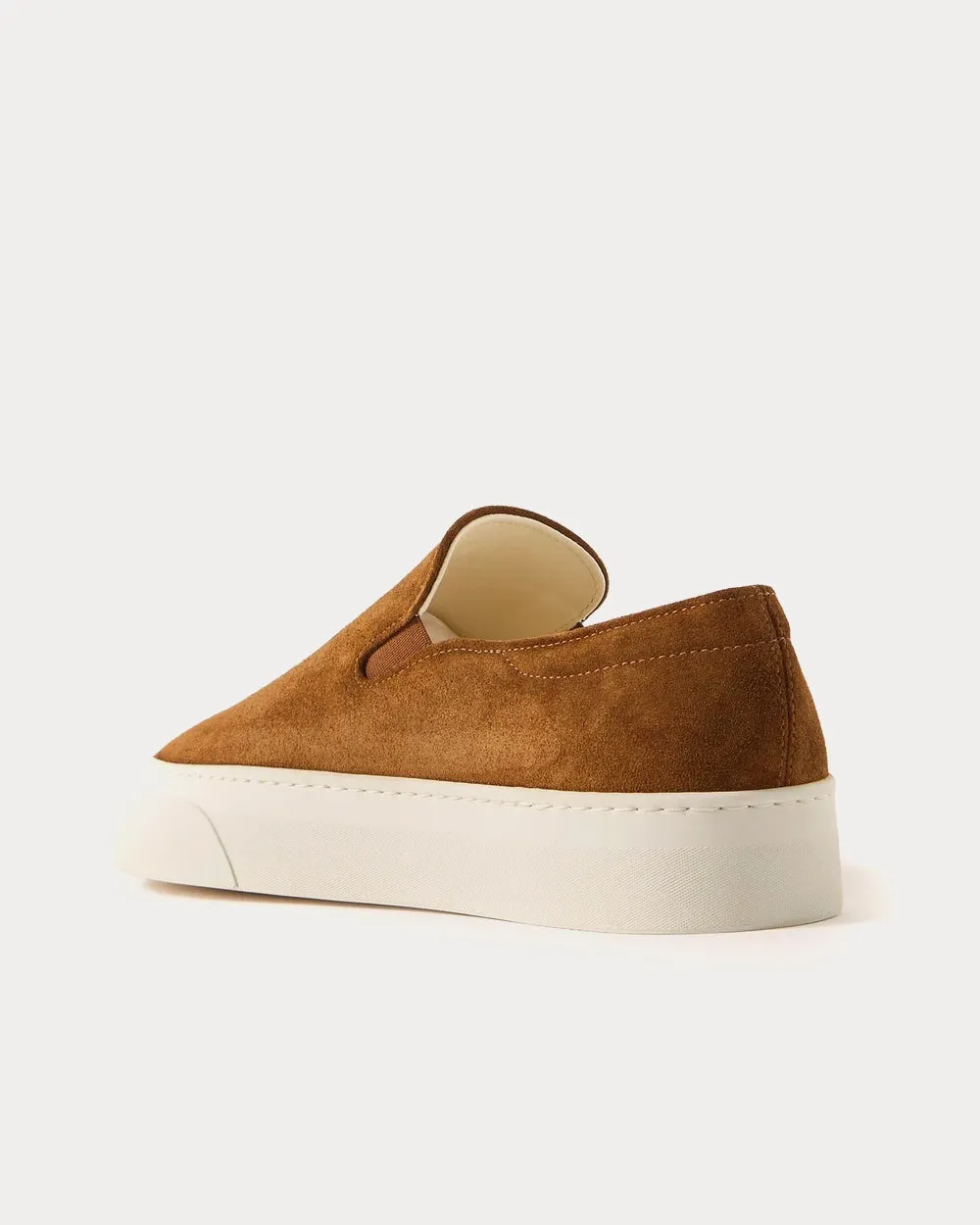 Marie H Caramel Slip On Sneakers