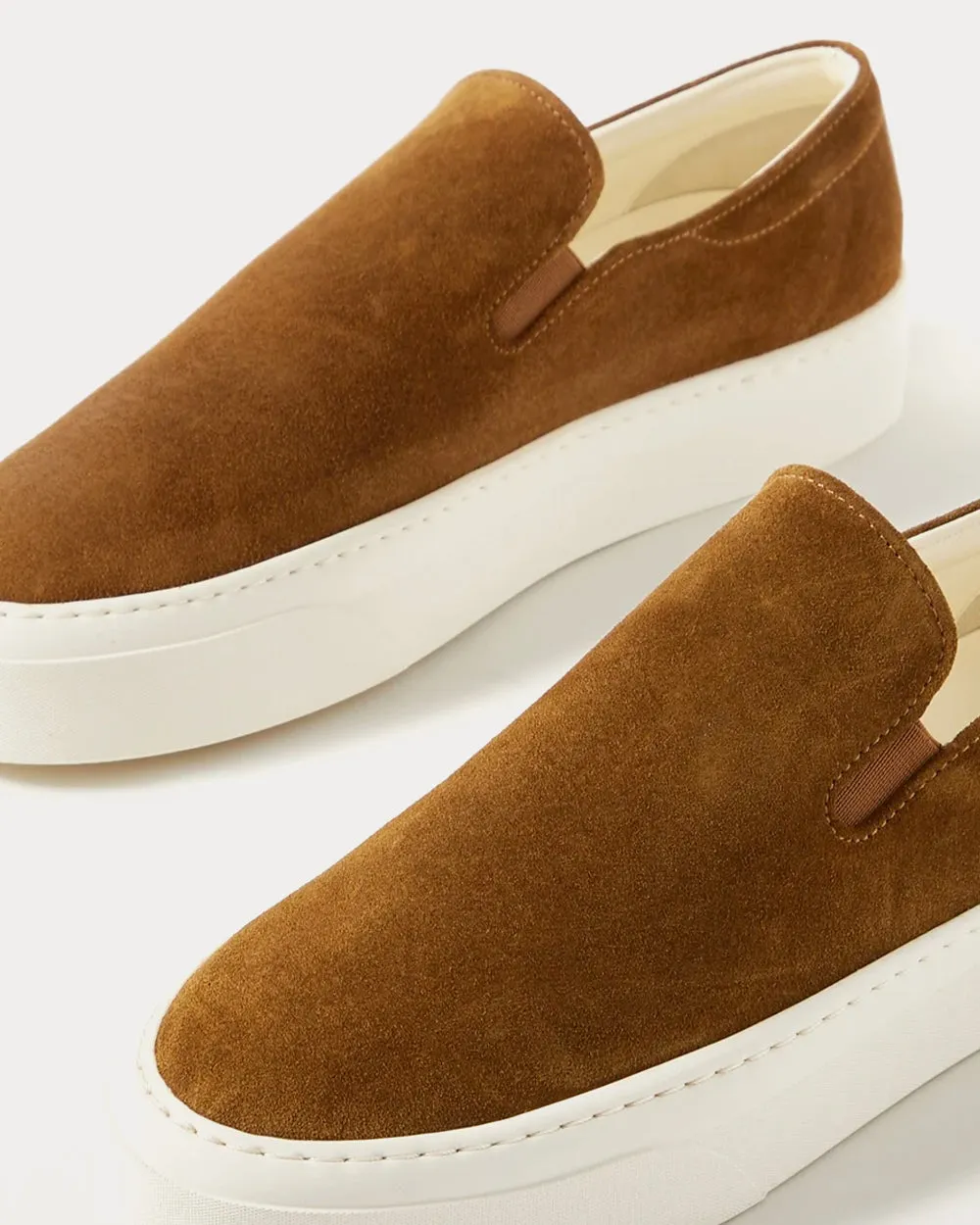Marie H Caramel Slip On Sneakers