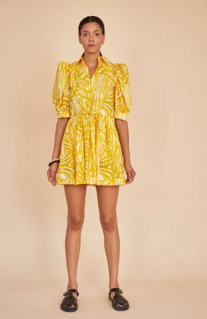 McCauley Dress in Marigold Palms
