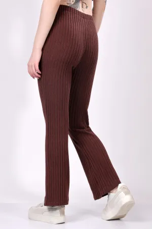 Mocha Ribbed Lounge Pants