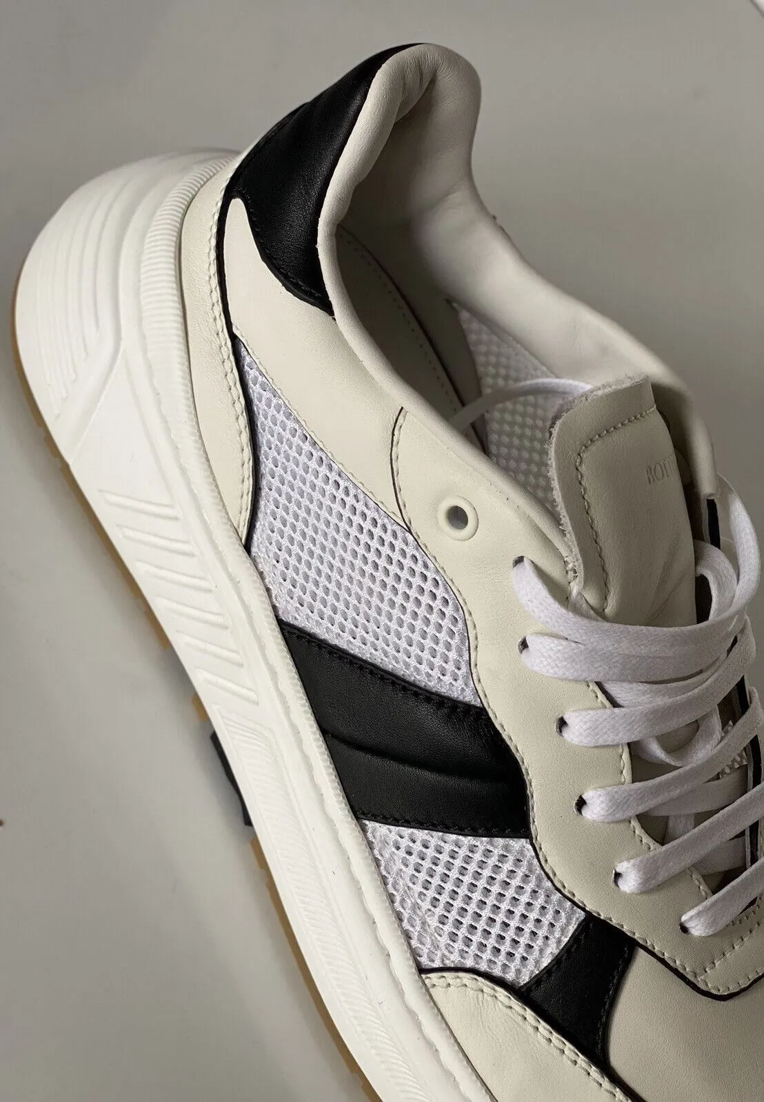 NIB $790 Bottega Veneta Men's Leather & Mesh Sneakers White/Black 11 US 565646