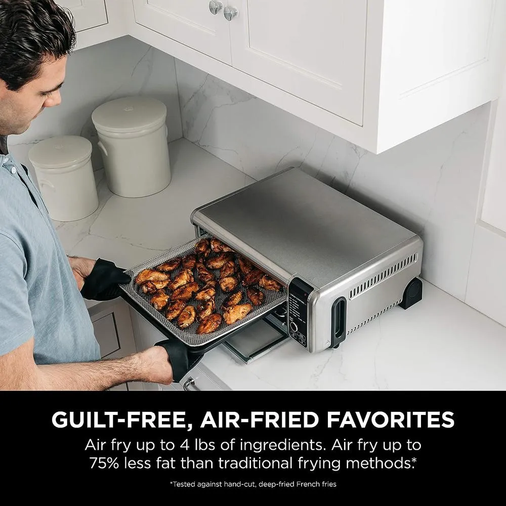 Ninja SP100 Foodi Digital Air Fry Oven (Black), Refurbished, Open Box