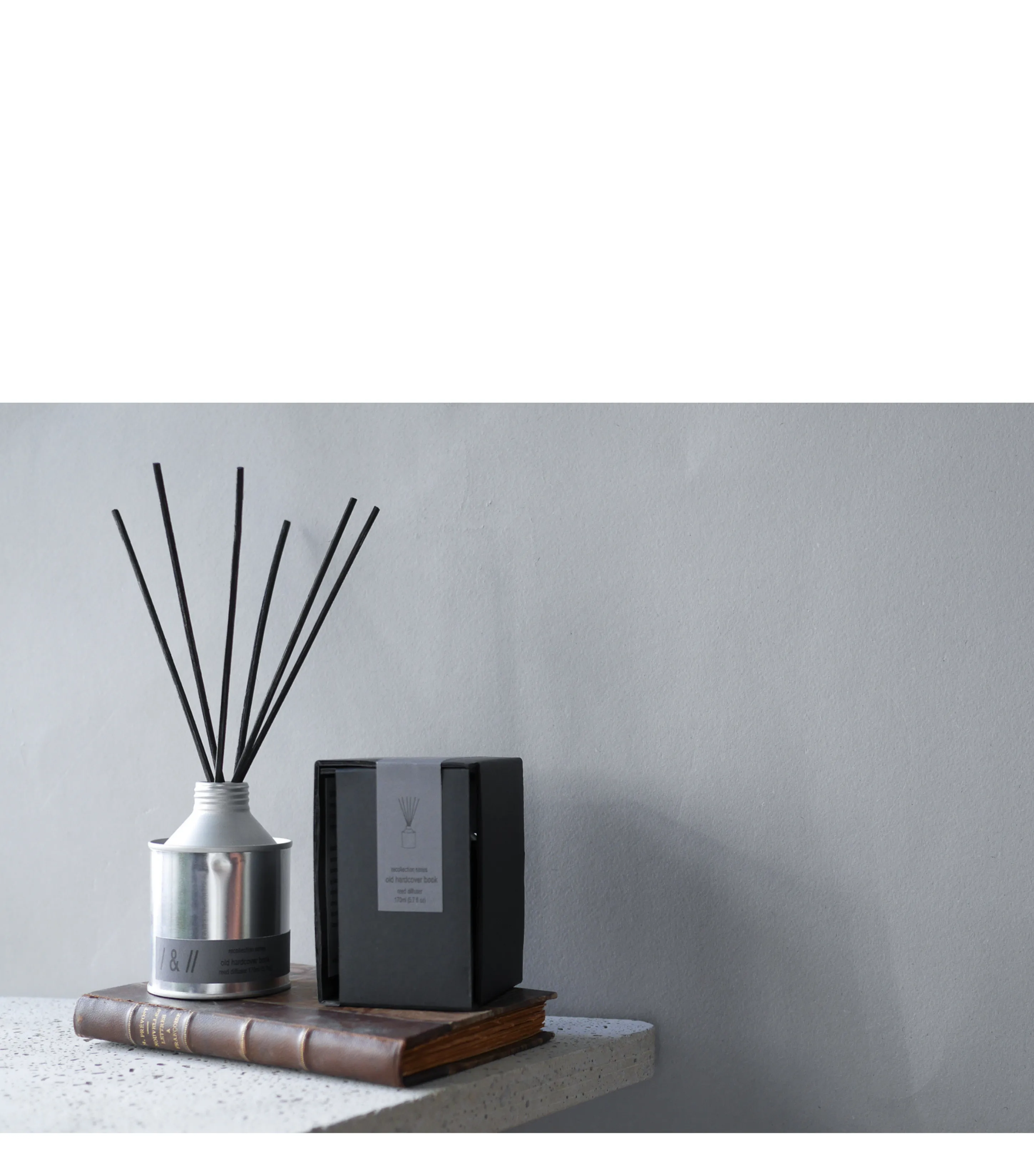 Old Hardcover Book Reed Diffuser